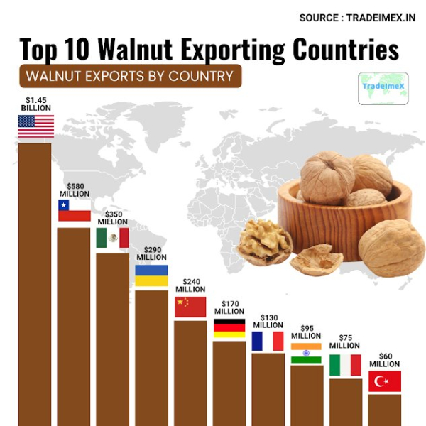 Leading Walnut Exporters &Suppliers Worldwide |