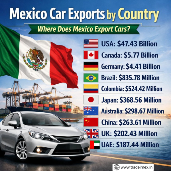 Экспорт автомобилей в Мексике