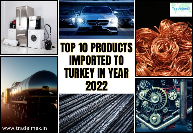 Top 10 Products Imported by Turkey in