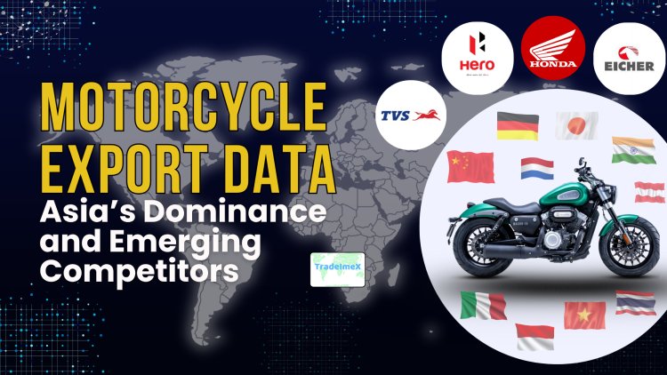 Азиатский экспорт мотоциклов доминирует и растет