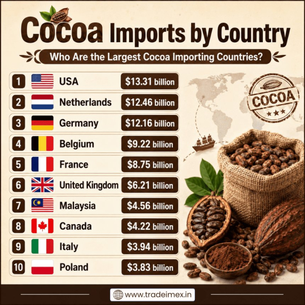 Global Cocoa Import Data 2025: Top Cocoa