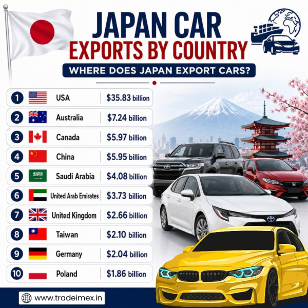 Japan Car Export Database 2025: Japan Car