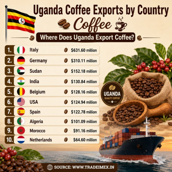Uganda Coffee Exports 2025: Export Data Under