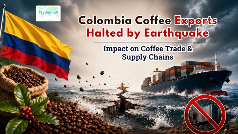 Colombia Coffee Exports Halted by Earthquake: Impact