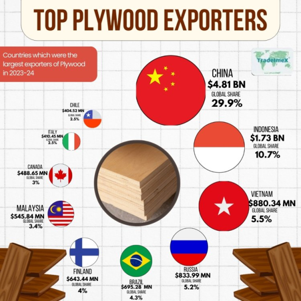 Top Plywood Suppliers &Exporters: Global Plywood