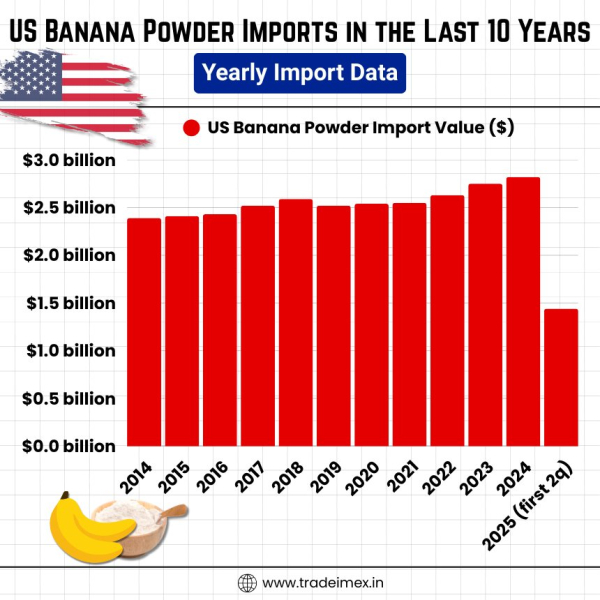 US Banana Powder Import Data: Top Banana