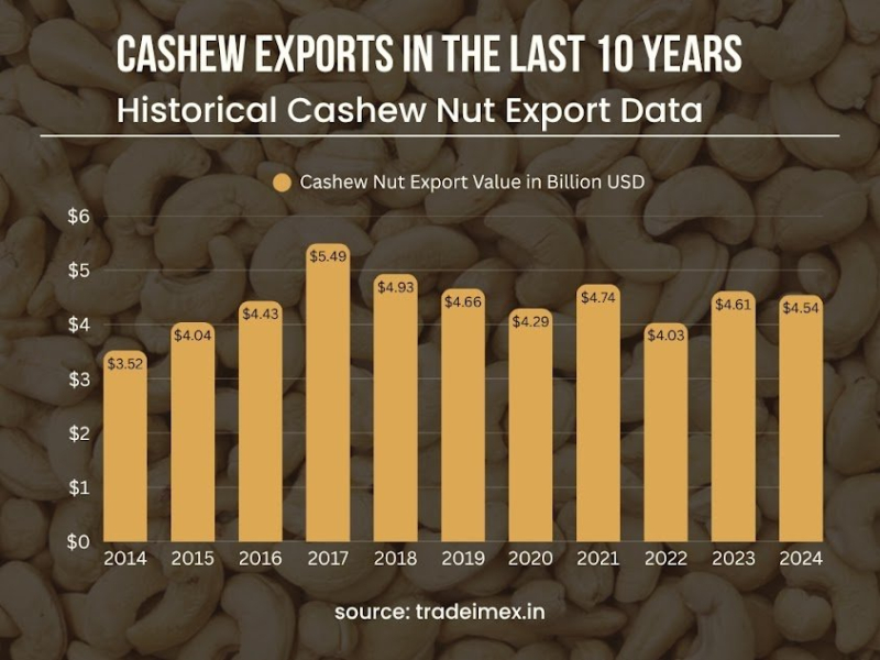 Worldwide Cashew Nut Exporters 2024-25: Find the